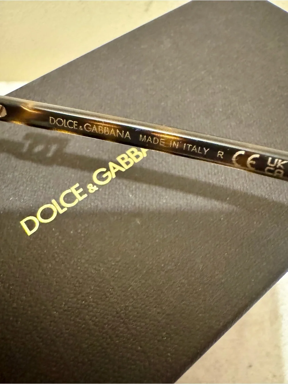 NWT Dolce & Gabbana Gold DG2279 Square Sunglasses - Full Set